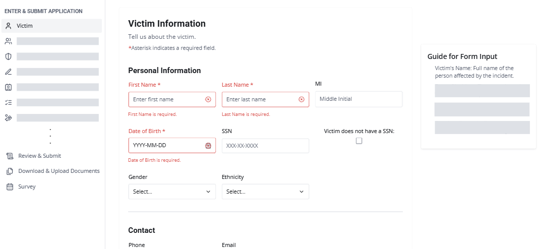 Easy Application Process